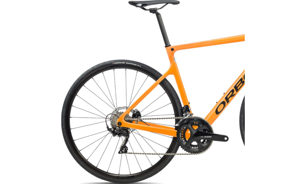 Фотография Велосипед Orbea Orca M30 28" размер L, рама 55 см 2021 Оранжево-черный 4