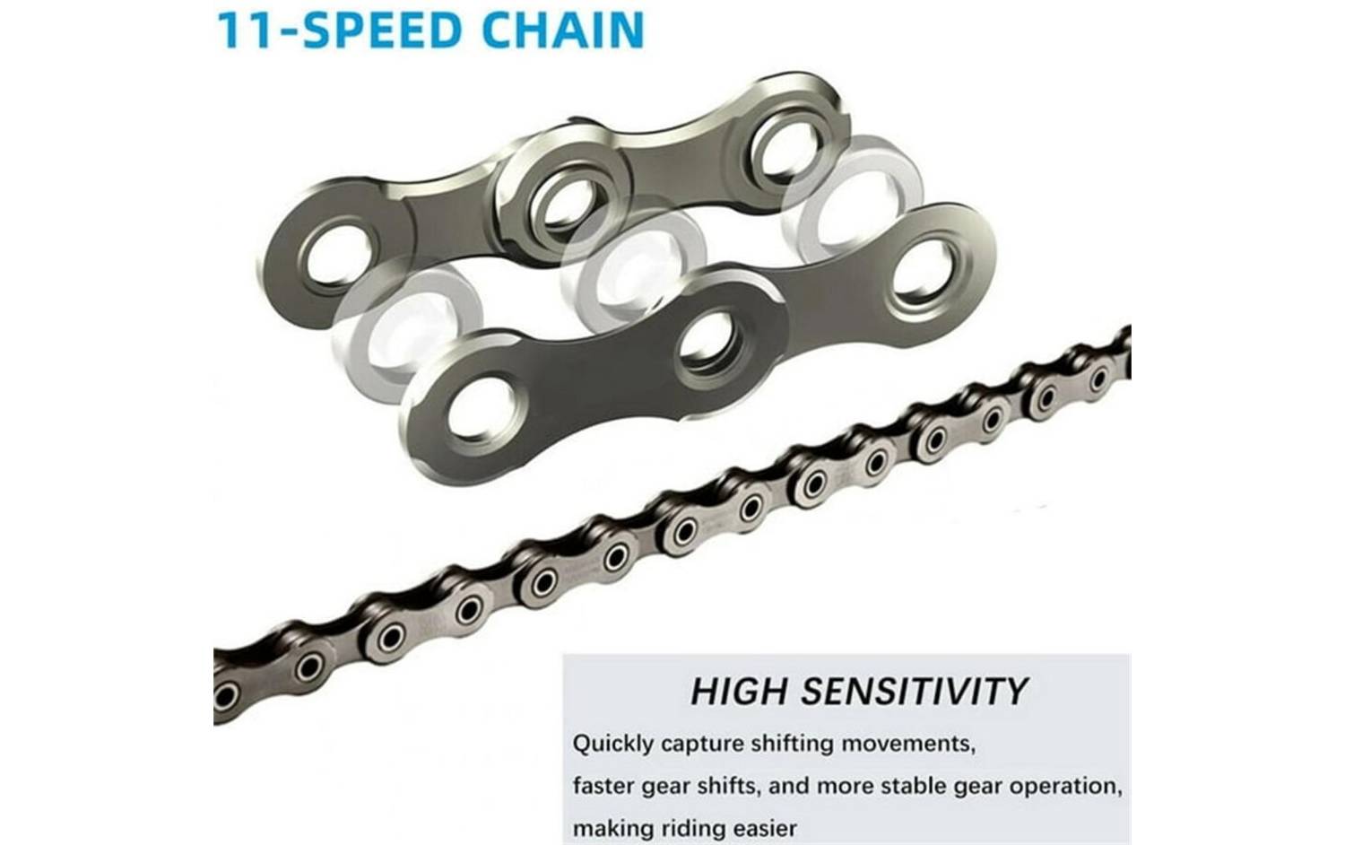 Фотографія Ланцюг Shimano CN-HG701 11sp срібний 2