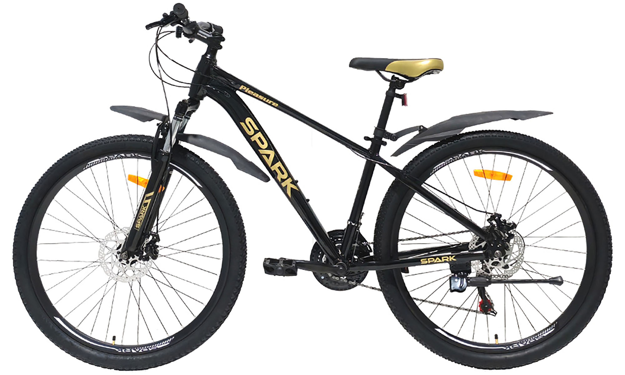 Велосипед SPARK PLEASURE 27,5", размер S, рама 15", 2025, черный 3
