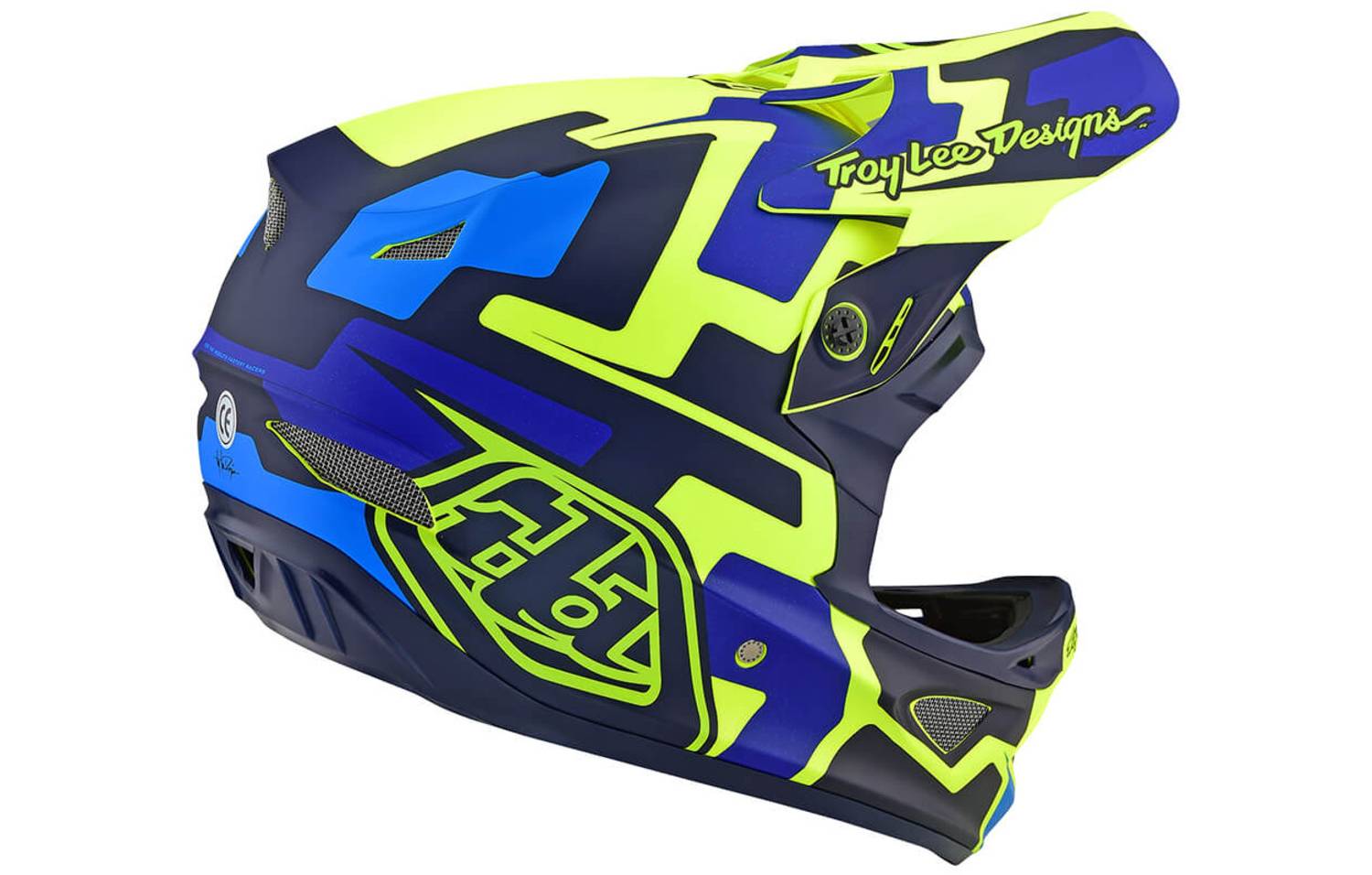 Вело шолом TLD D3 Fiberlite розмір S (54-55 см) Speedcode YELLOW/BLUE 5