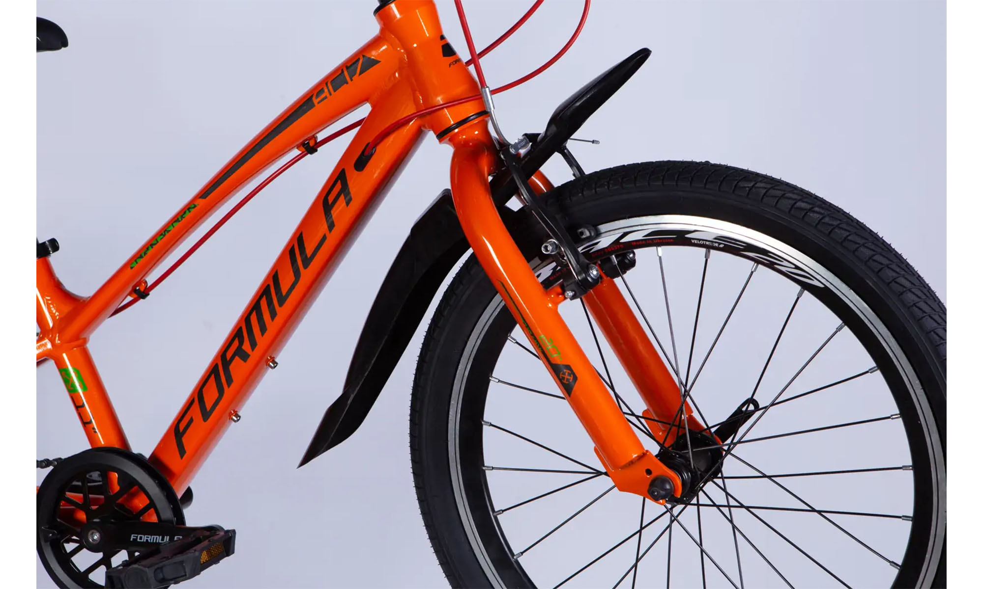 Велосипед Formula ACID Vbr FR, 20", розмір XXS, рама-11", рік 2026, помаранчево-чорний 5