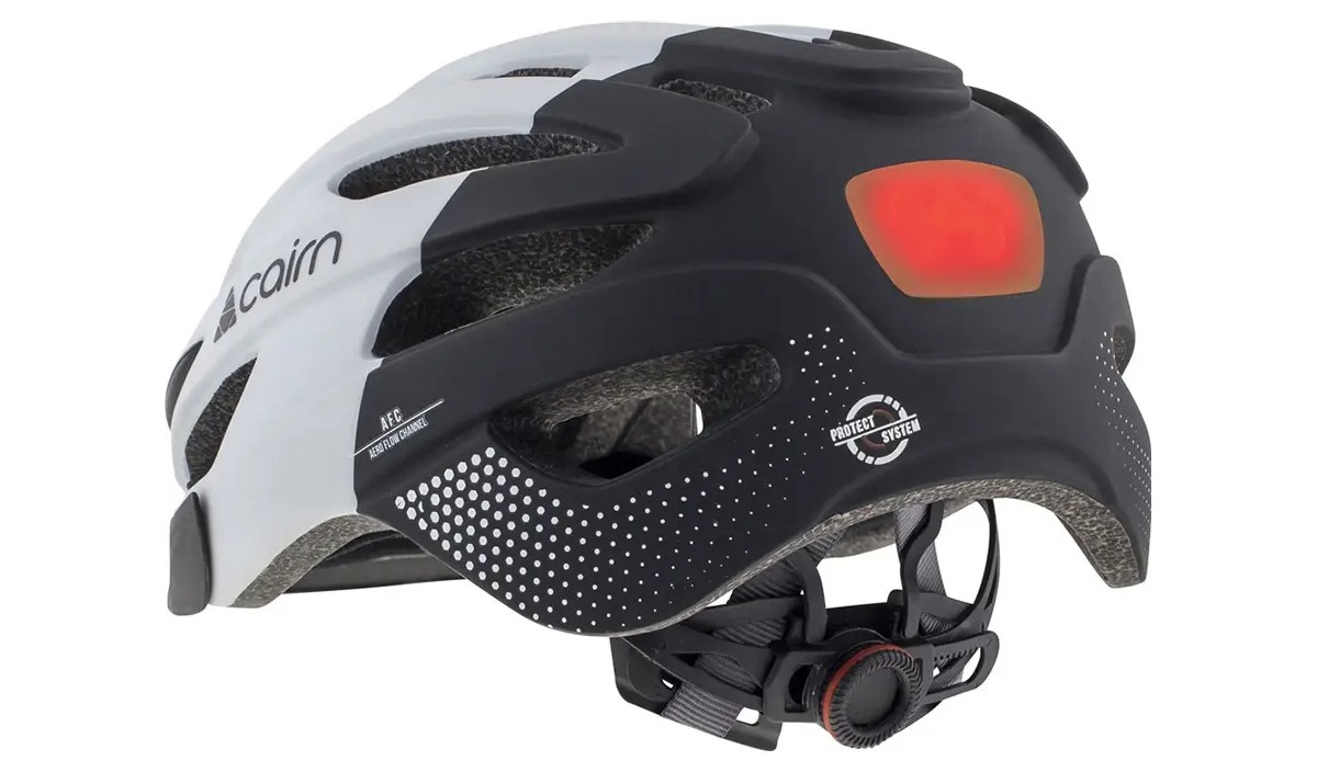 Велошлем Cairn Fusion white-black размер М 55-59 см 3