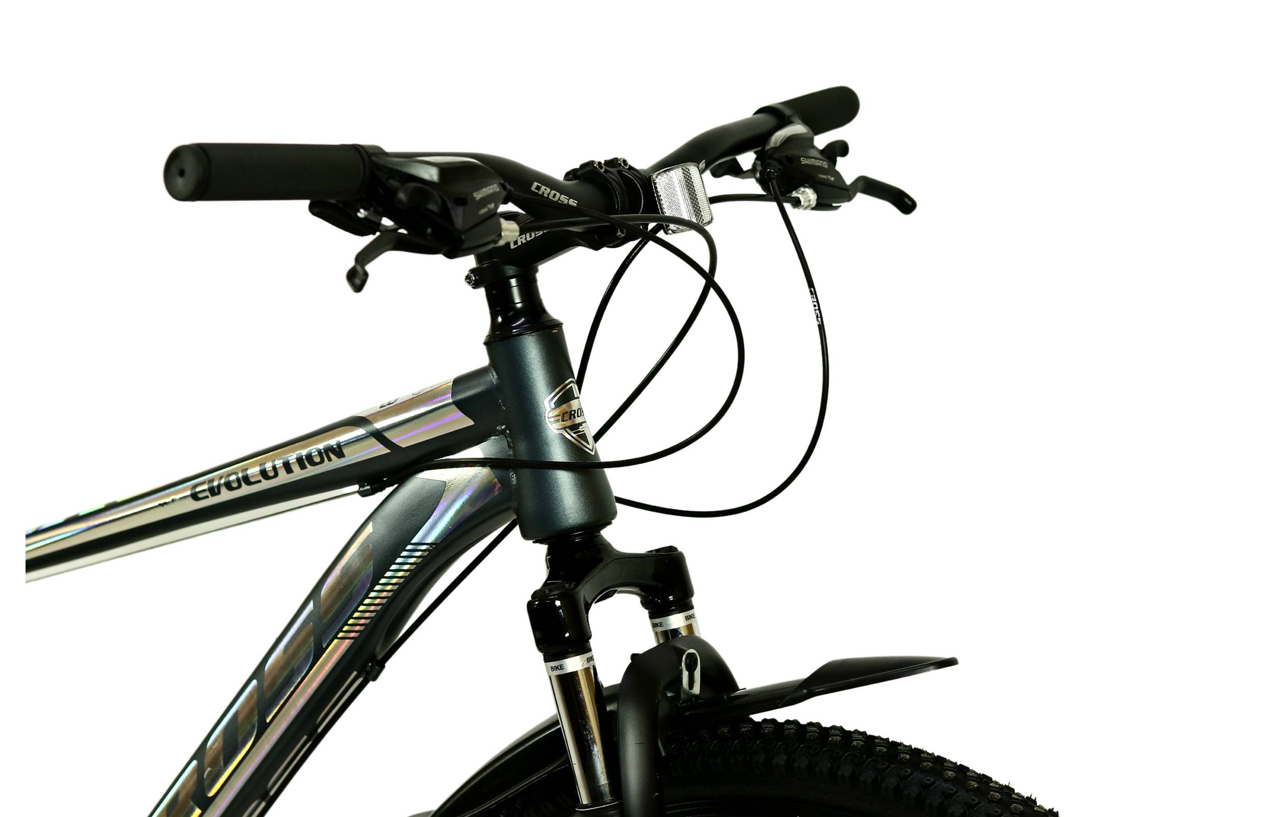 Фотографія Велосипед Cross Evolution V2 27.5" розмір М рама 17 2022 Сірий 4
