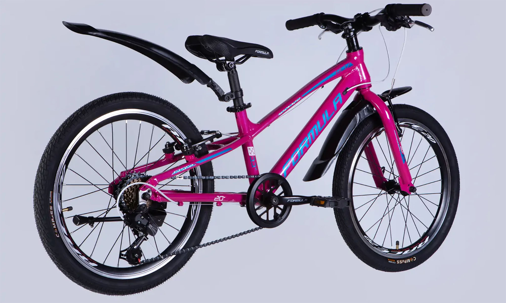 Велосипед Formula ACID Vbr FR, 20", размер XXS,  рама 11", 2026, розово-синий 6