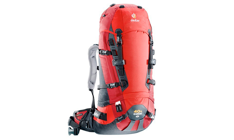 Фотография Рюкзак Deuter Guide SL 40+ л красно-серый