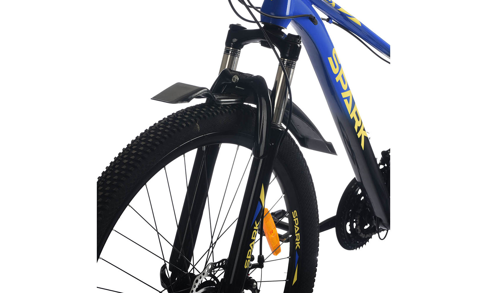 Велосипед SPARK APEX 27,5", размер S, рама 15", год 2026, синий с черным 6