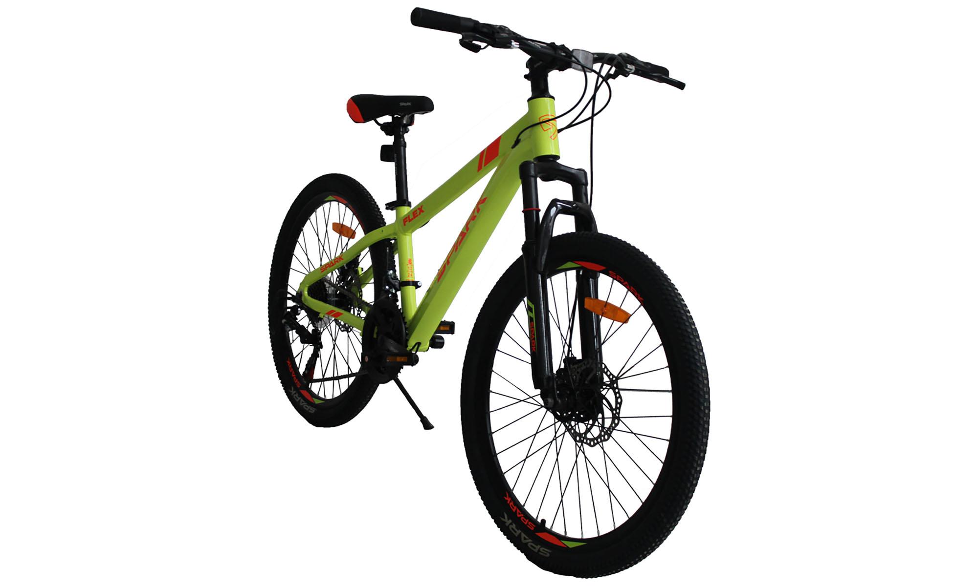 Велосипед SPARK FLEX 24", размер XXS, рама 12", год 2026, неоново жёлтый 2