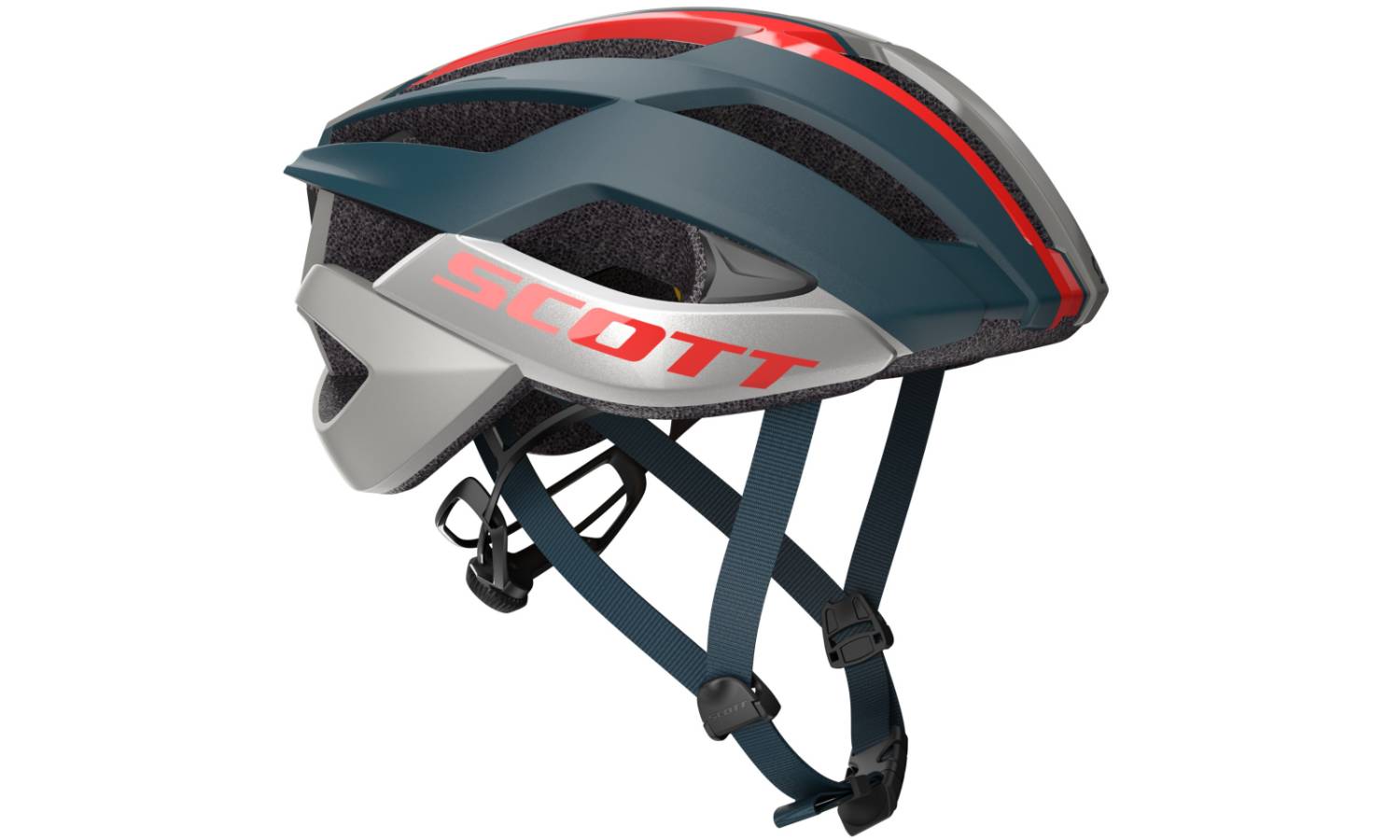 Шолом Scott arx Plus розмір S (51-55 см) Чорний і червоний 