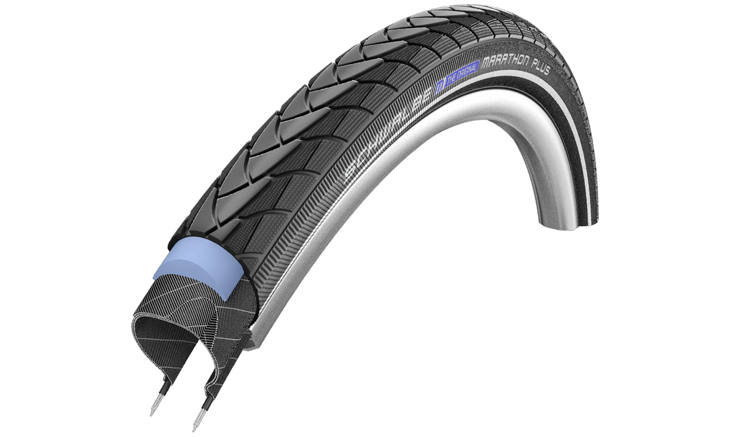 Фотографія Покришка Schwalbe Marathon Plus 700x38C (40-622) 67TPI 960g reflex