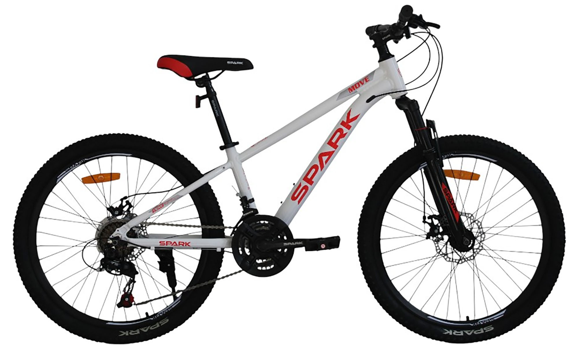 Велосипед SPARK MOVE 24", розмір XS, рама 12", рік 2026, білий 