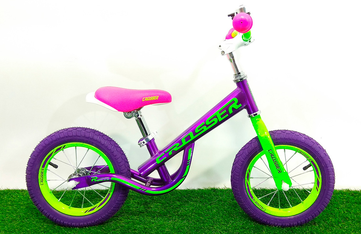 Фотографія Біговел Crosser Balance bike 14" Фіолетовий