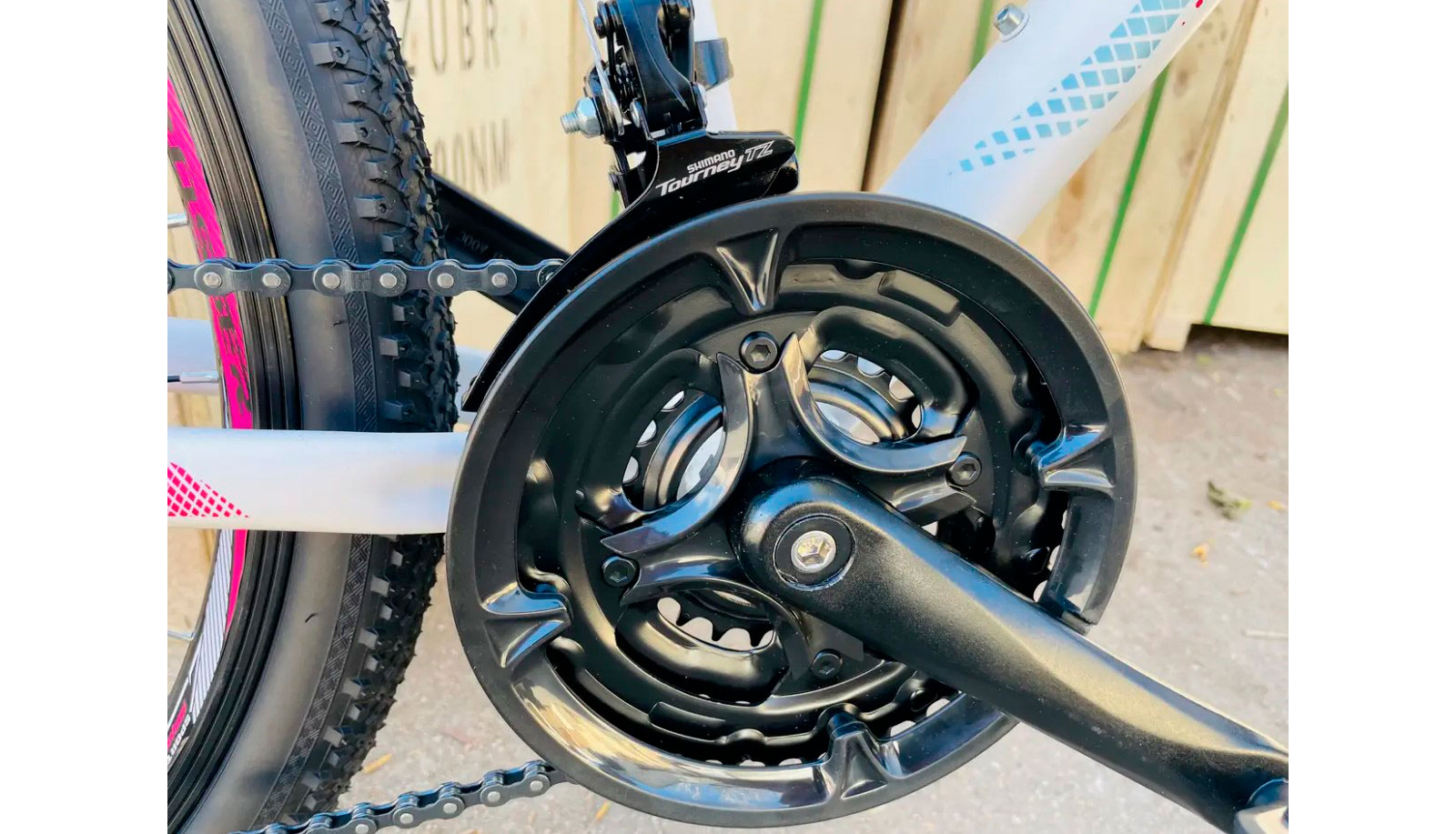 Велосипед Crosser Sweet 24" розмір XXS рама 14 2021 Біло-рожевий 3