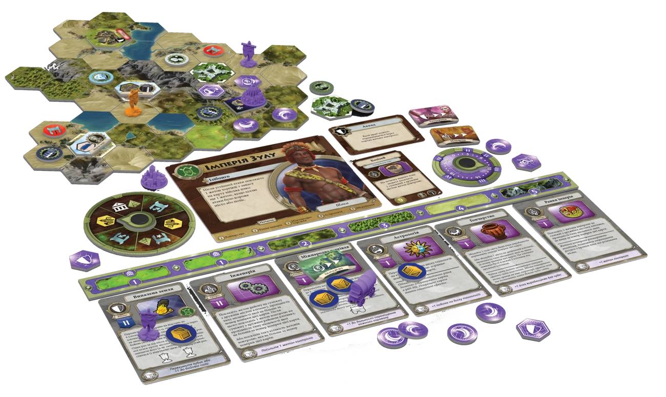 Настольная игра Цивилизация. Новый рассвет - Терра инкогнита (Civilization: A New Dawn - Terra Incognita) дополнение 6