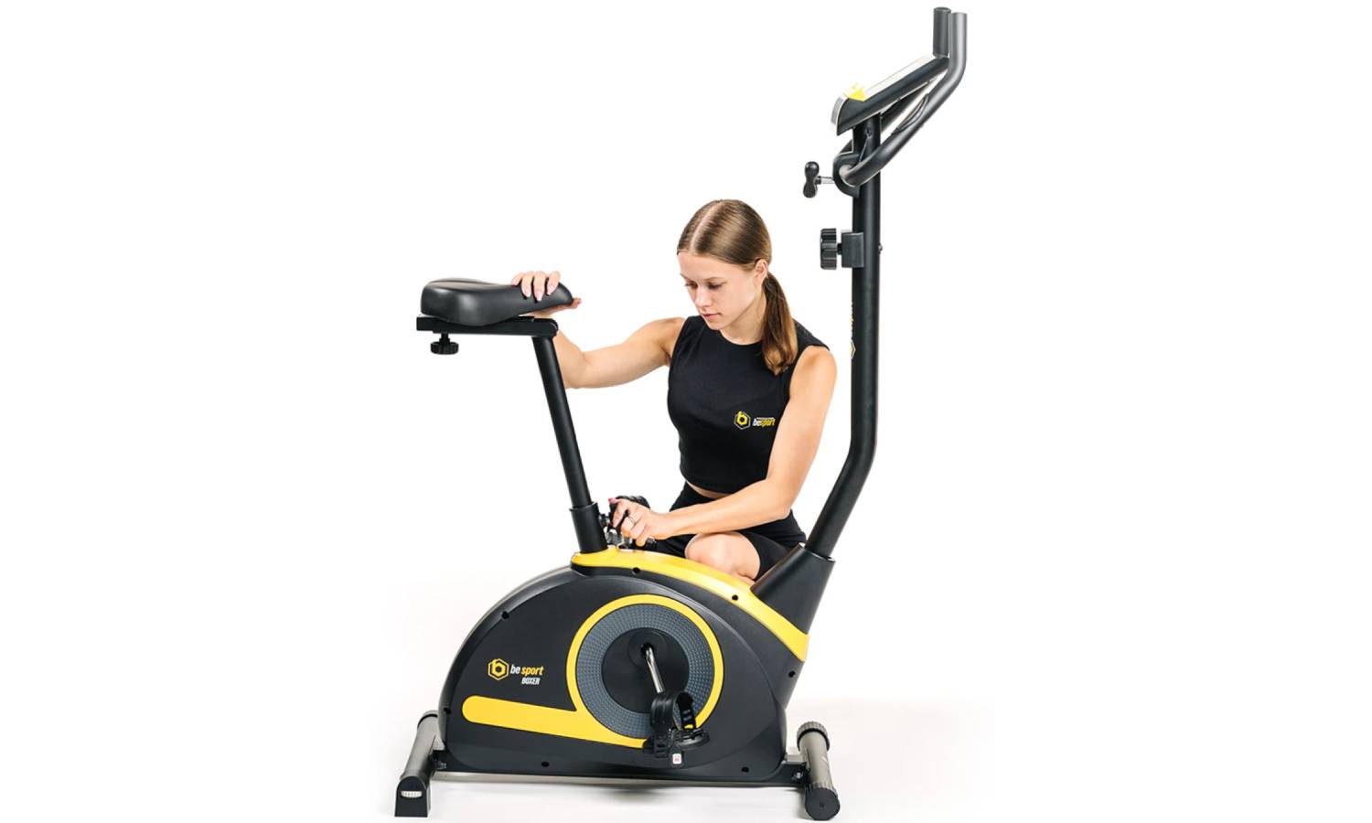 Велотренажер Besport BS-1040 BOXER магнітний чорно-жовтий 12
