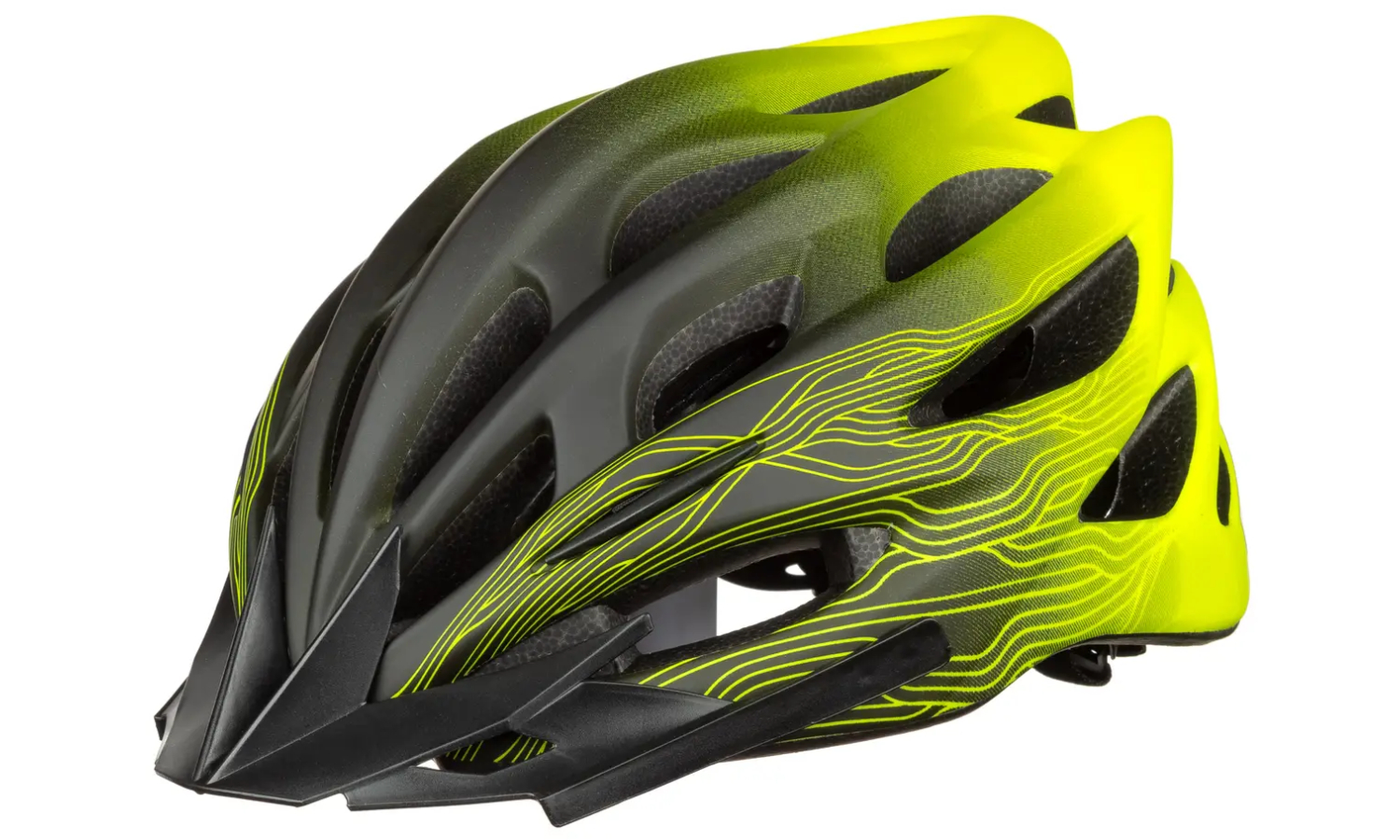 Шолом ONRIDE Mount матовий чорний-жовтий неон M (55-58 см) 
