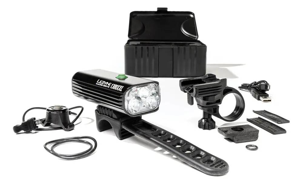 Переднє світло Lezyne MACRO DRIVE 1300XL REMOTE LOADED Чорний 1300 люменів Y13 4