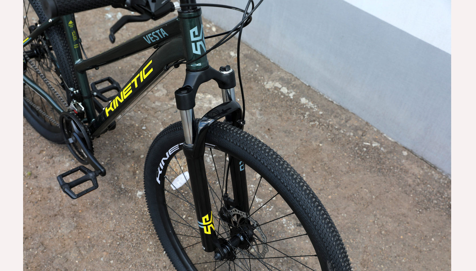 Фотография Велосипед Kinetic VESTA 27,5" размер М рама 17" 2023 Зеленый 3