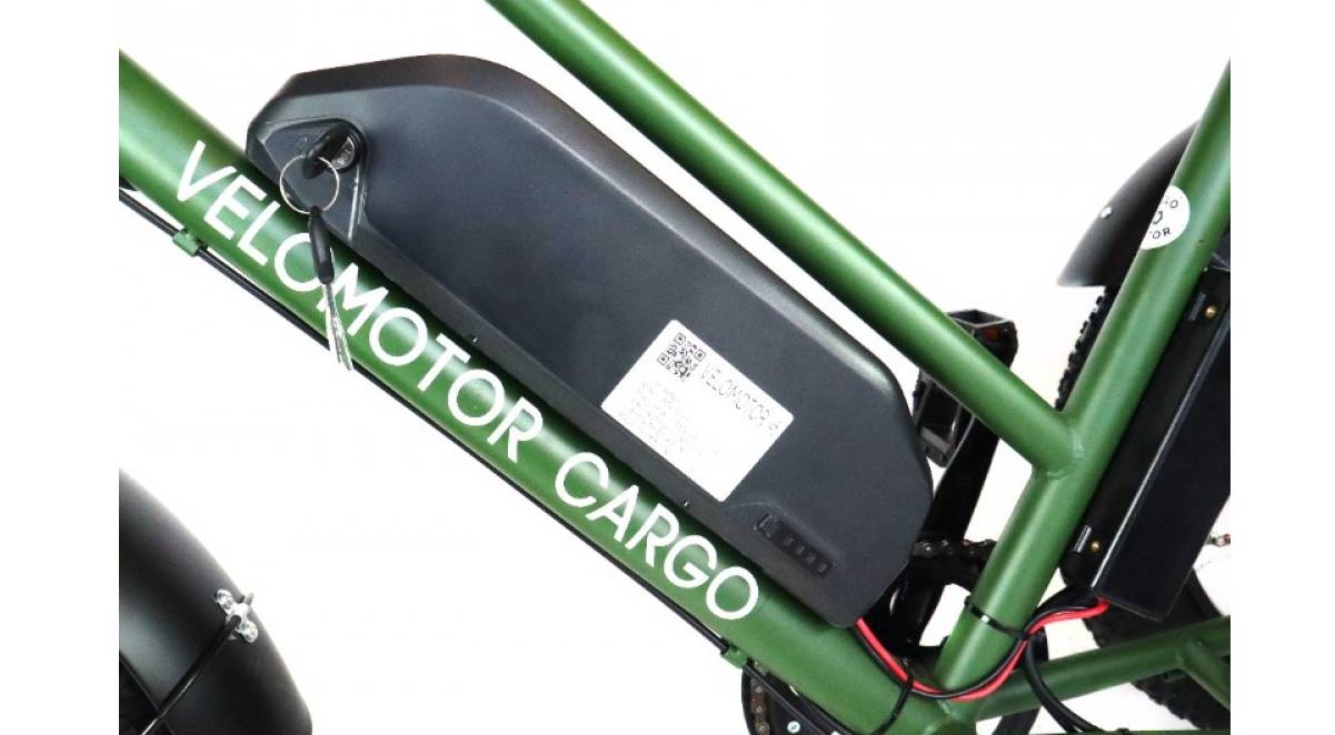 Фотографія Триколісний електровелосипед VELOMOTOR CARGO 500W 36V 15Ah чорний 8