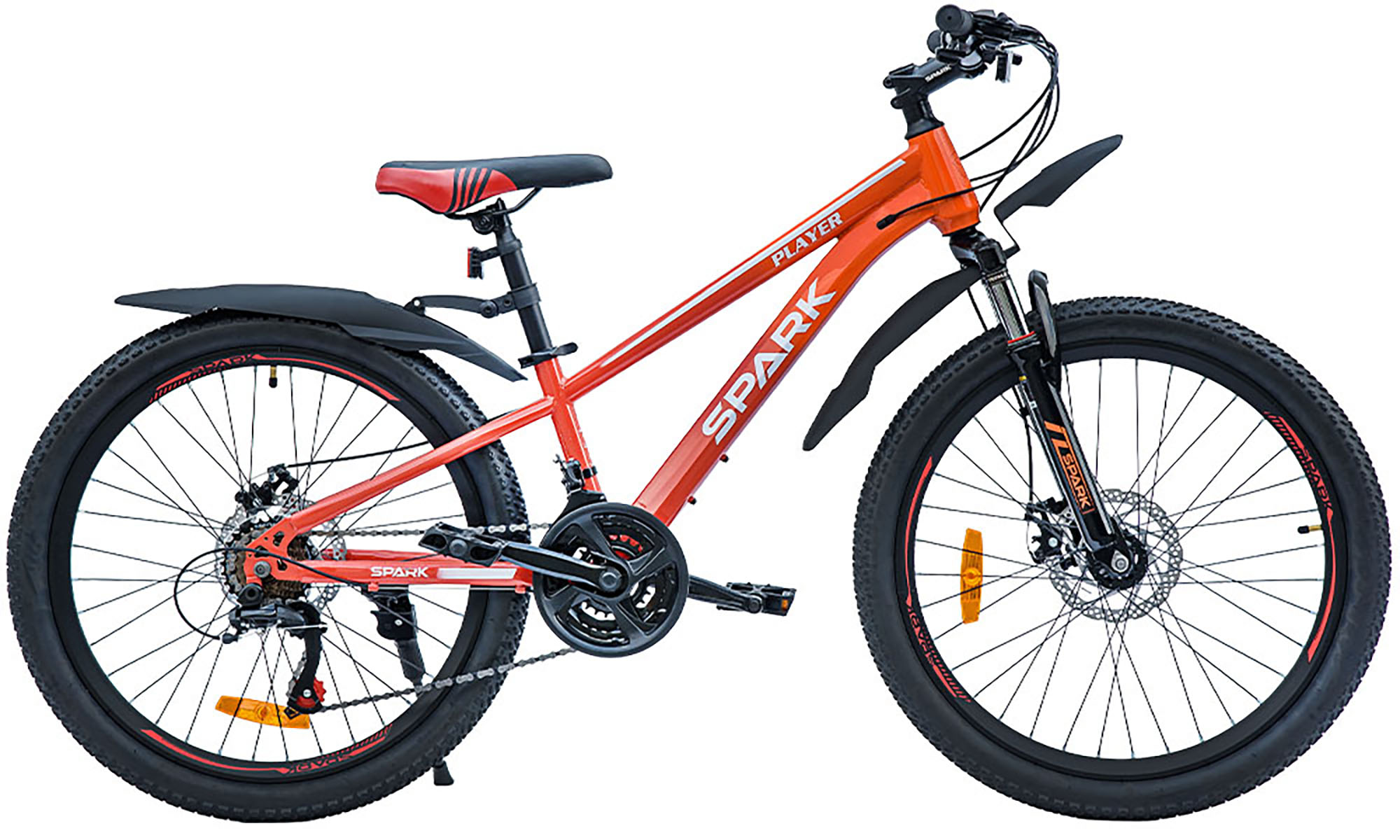Велосипед SPARK PLAYER 24", размер XXS, рама 11", год 2025, красный