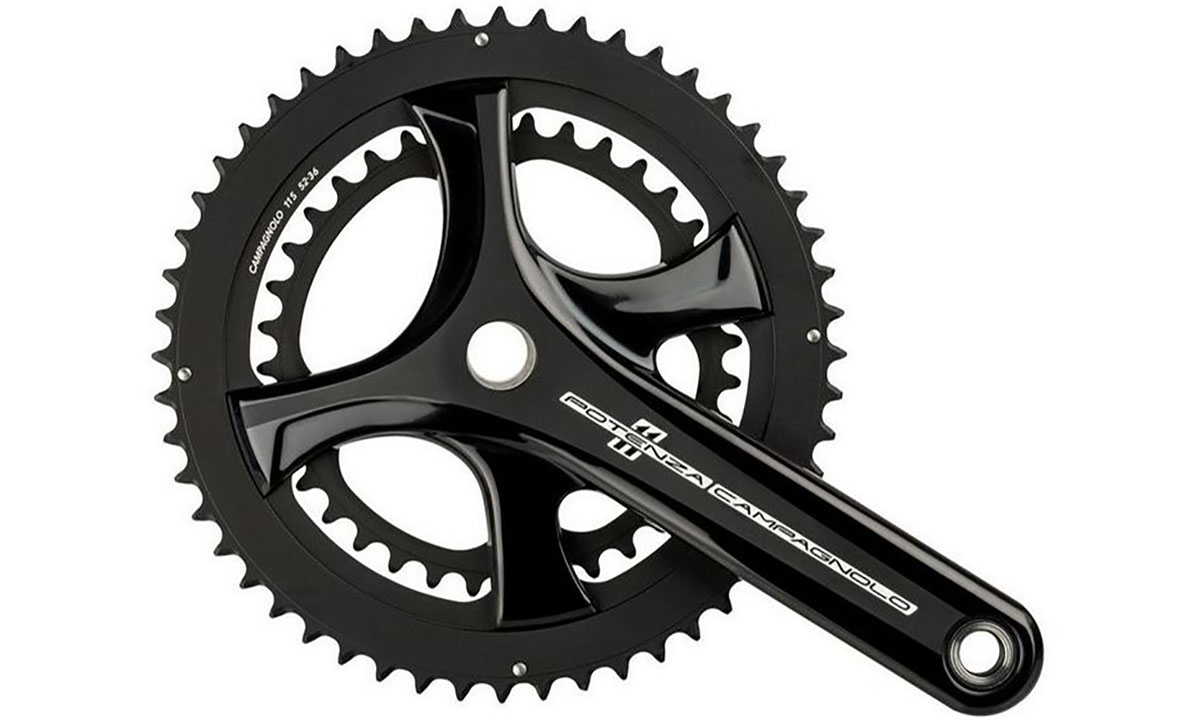 Фотографія Шатуни CAMPAGNOLO Potenza 11S Power Torque 172.5mm 36-52 Black Alu