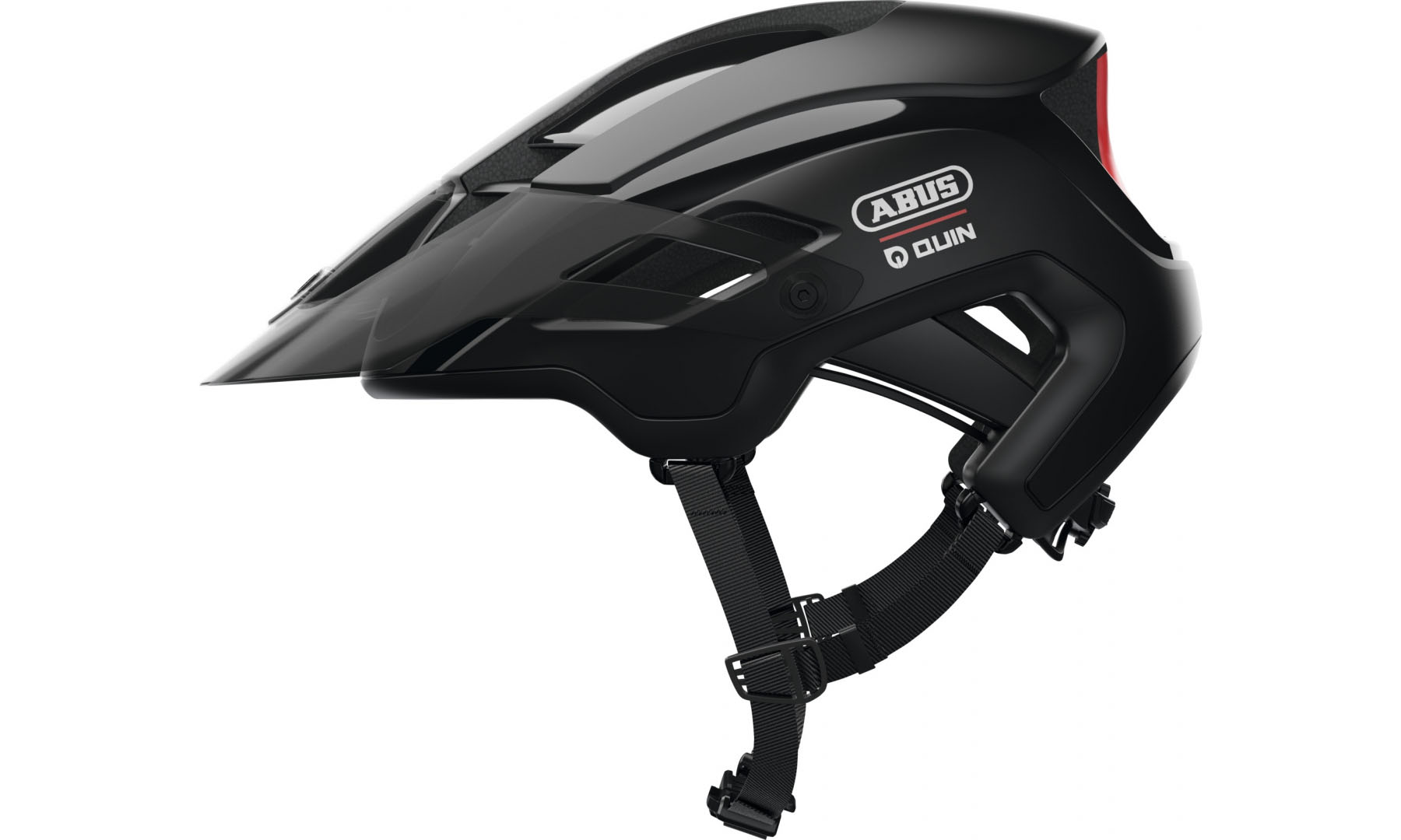 Велошлем спортивный ABUS MONTRAILER QR Velvet Black, размер M (55-58 см), черный 