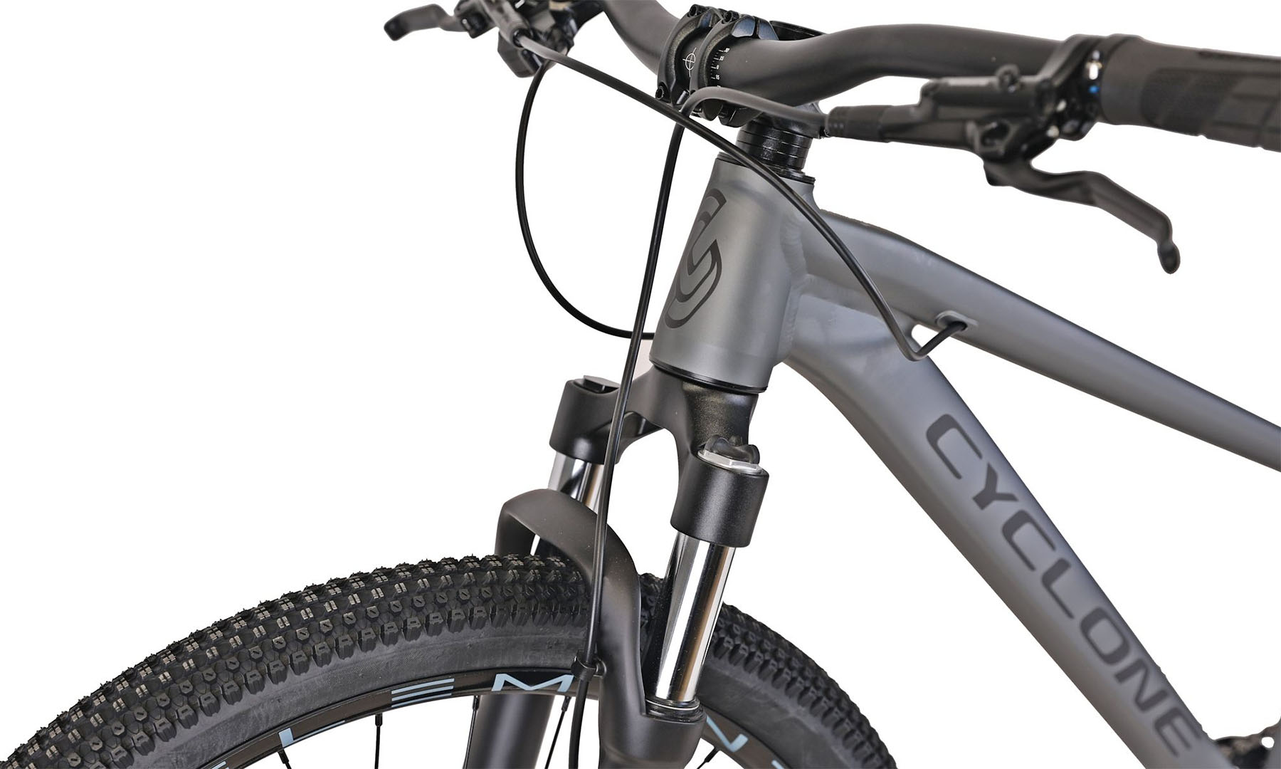 Фотография Велосипед CYCLONE RX 26" размер S 2024 Серый 4