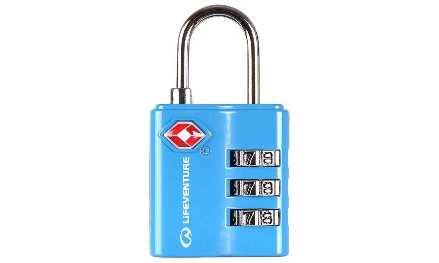 Фотография Замок навесной Lifeventure TSA Combi Lock aqua