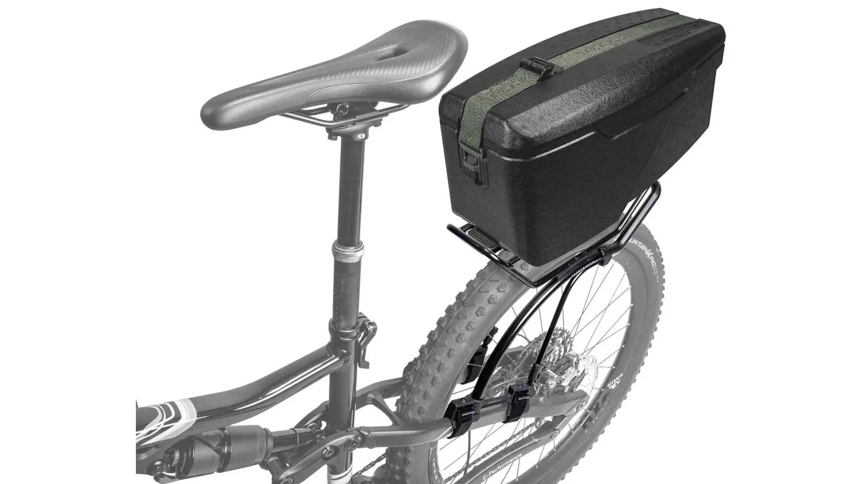 Фотография Бокс на багажник для аккумулятора Topeak E-Xplorer TrunkBox 8.5л, черный 2