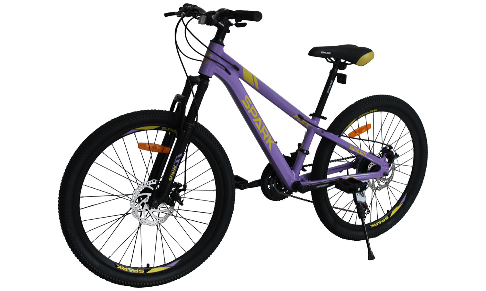 Велосипед SPARK FLEX 24", розмір XXS, рама 11", рік 2026, бузковий 2 Велосипед SPARK FLEX 24", розмір XXS, рама 11", рік 2026, бузковий 2