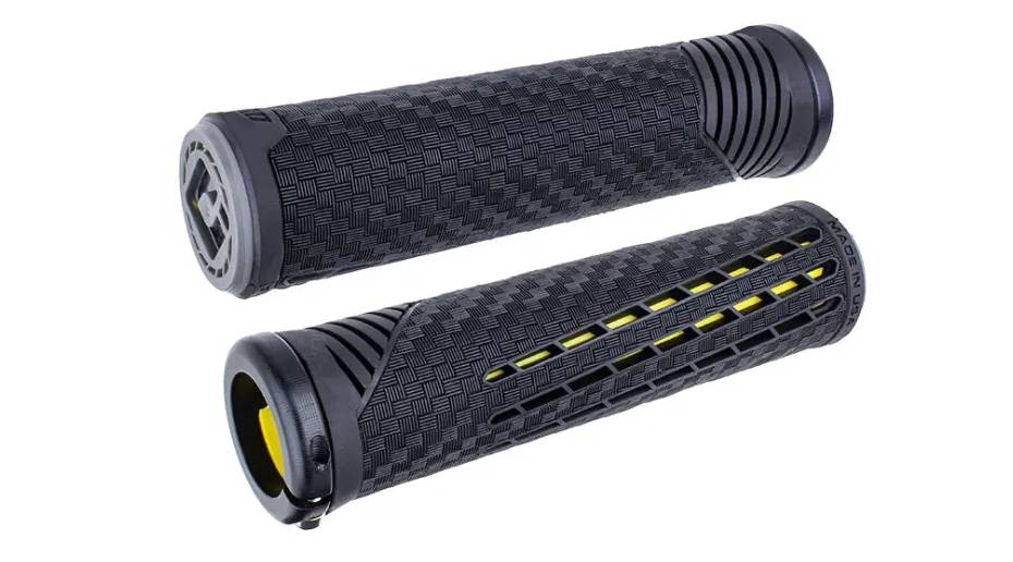 Грипсы ODI CF Grip v2.1 Lock-On Black / Yellow 