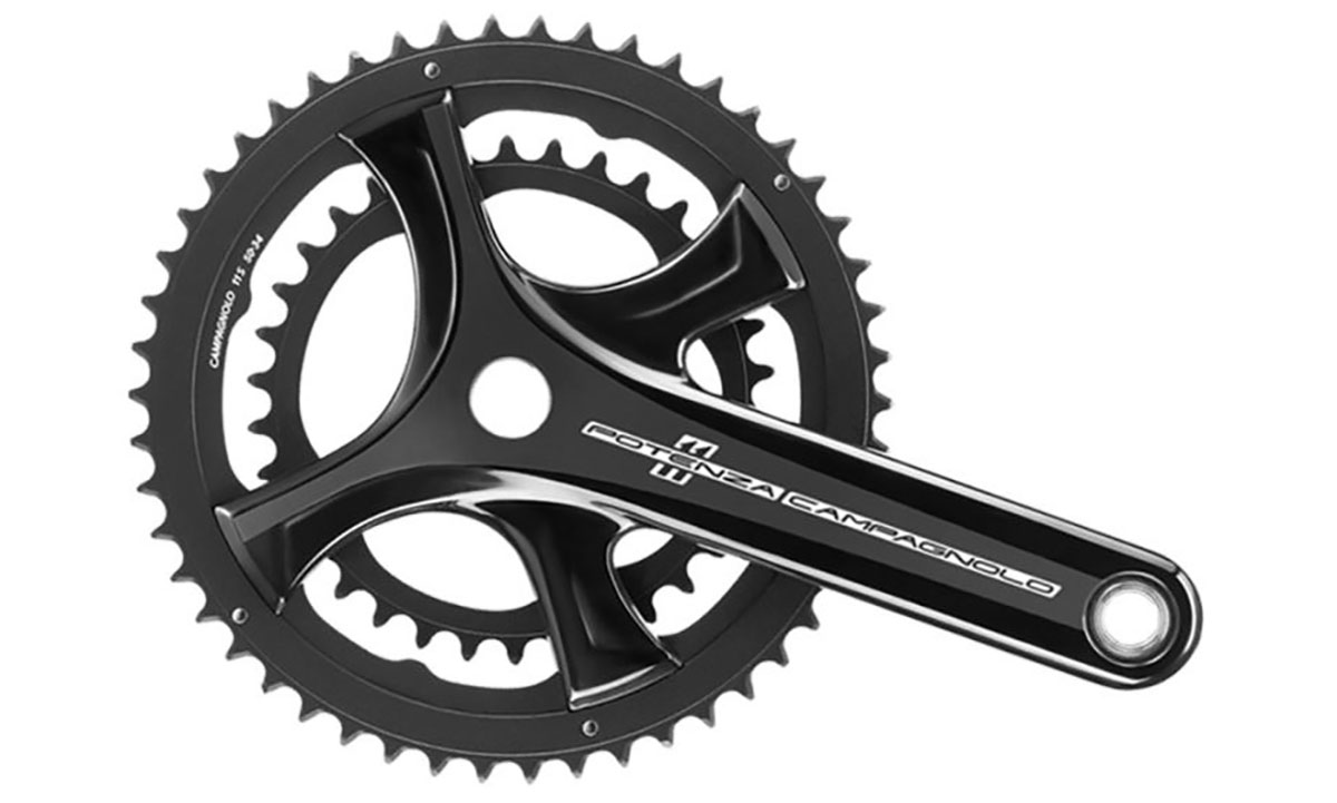 Фотографія Шатуни CAMPAGNOLO Potenza 11S Ultra Torque 172.5mm 36-52 Black Alu