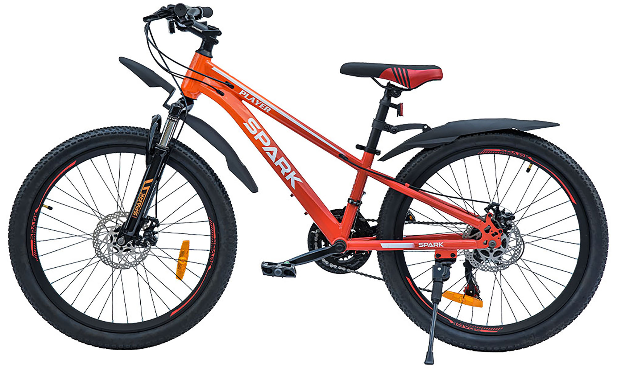 Велосипед SPARK PLAYER 24", розмір XXS, рама 11", рік 2025, червоний 6