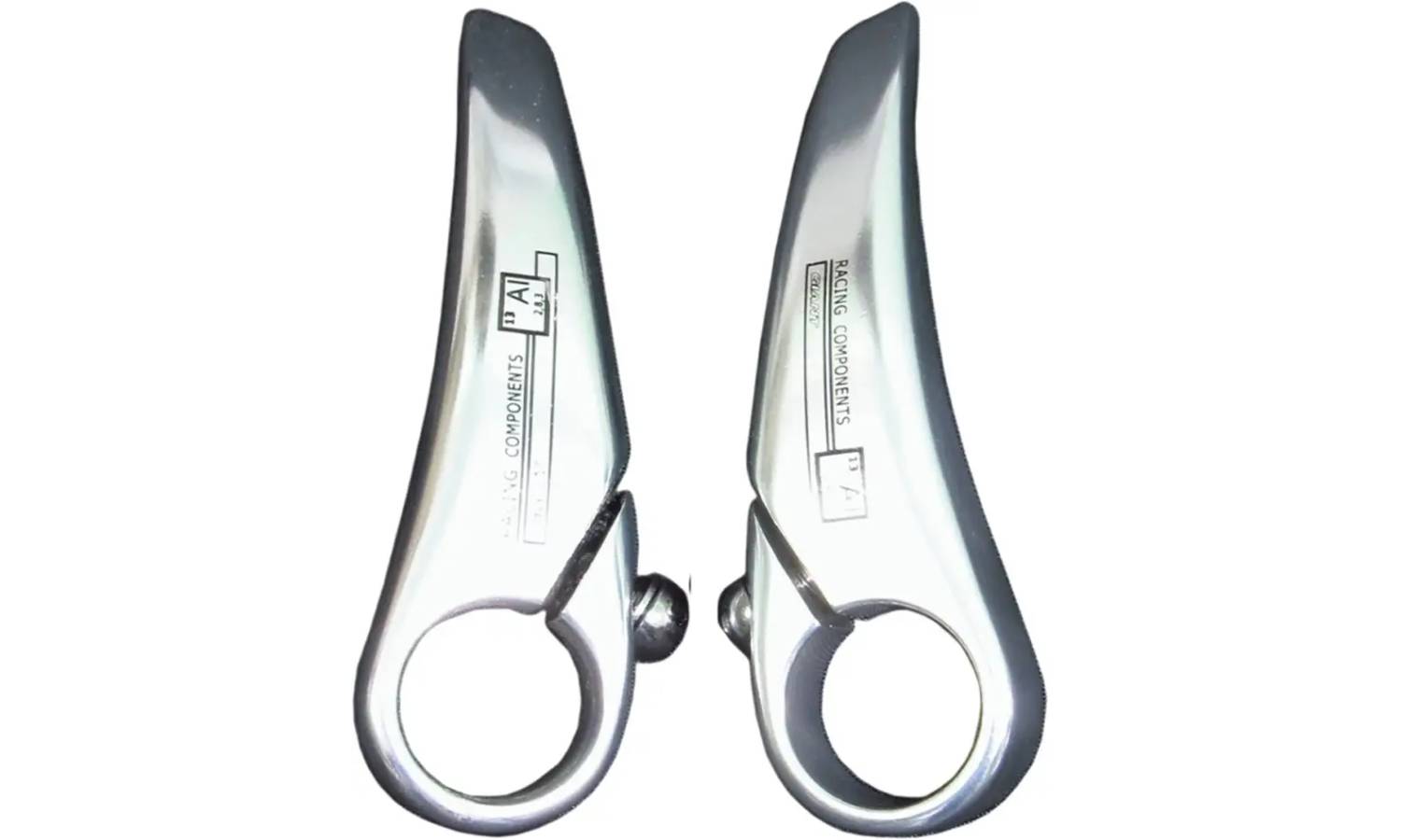 рожки для руля велосипеда Giant 104мм серебро 3