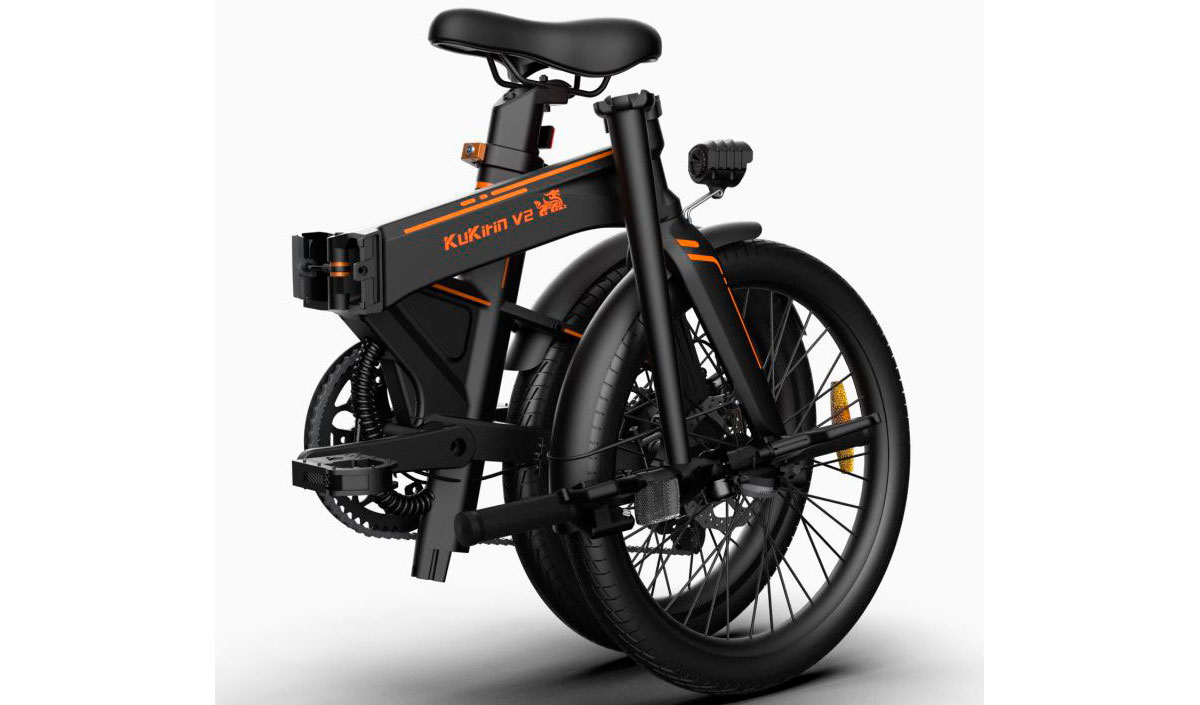 Електровелосипед Kugoo Kirin V2 (250 Вт, 7,5 Ah, 36 В), 20", чорний 16