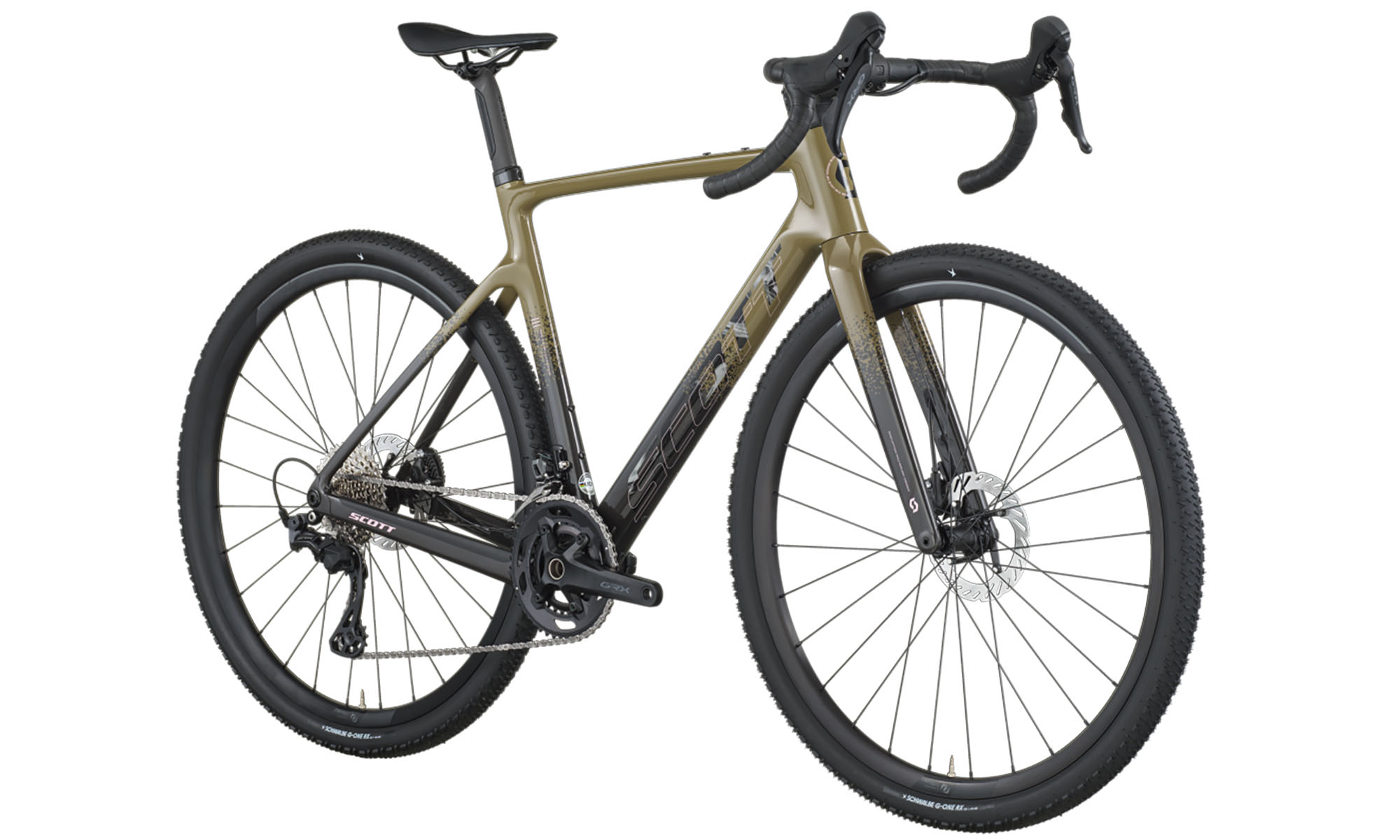 Велосипед SCOTT ADDICT GRAVEL 40 28", размер M, год 2026, зелено-черный, KH