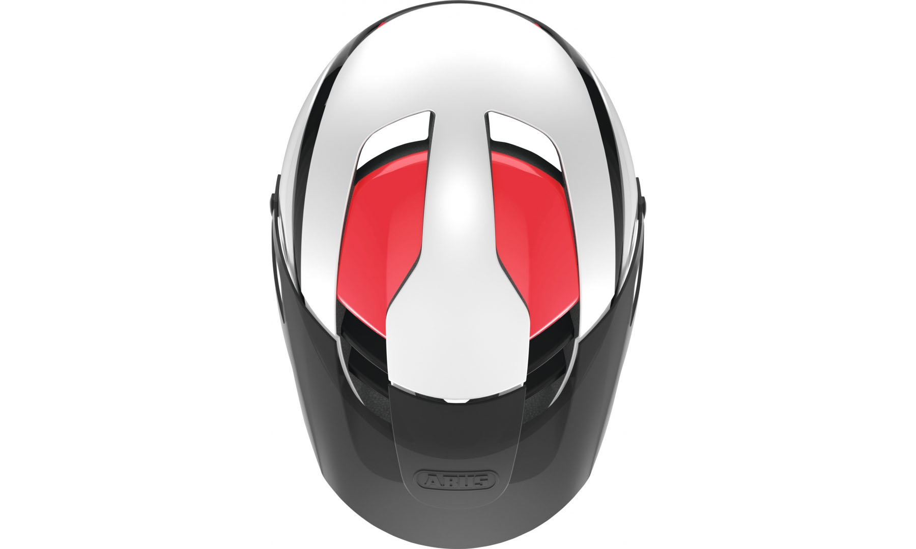 Велошлем спортивный ABUS MONTRAILER QR Polar White, размер M (55-58 см), белый 3