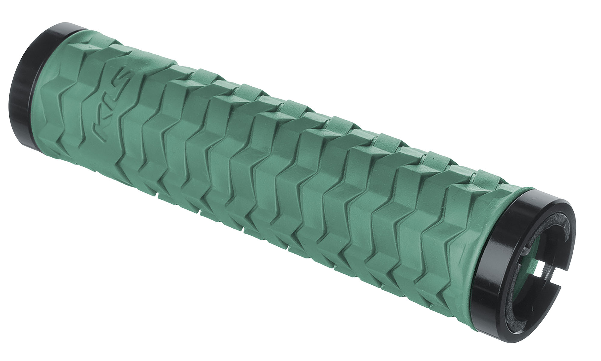 Ручки на руль с двумя замками KLS Poison Double LockOn мятный 