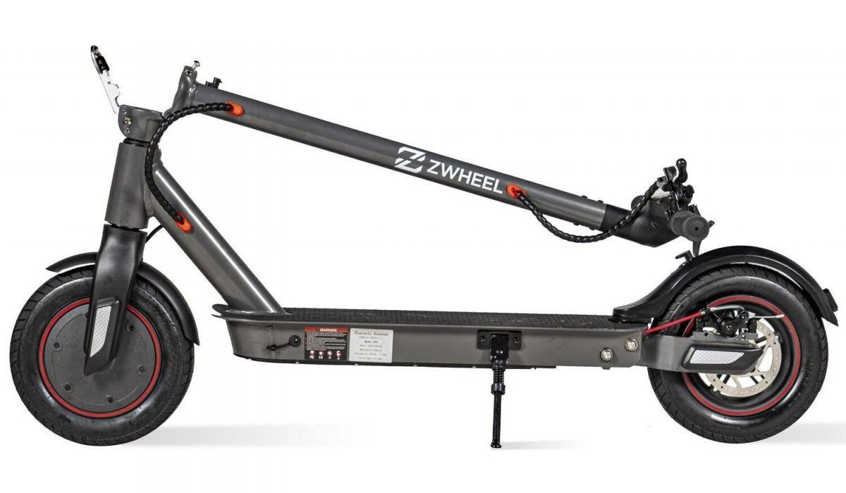 Электросамокат ZWHEEL E9T AIR (400 Вт; 7,5 А/год; 36 В), черный 4