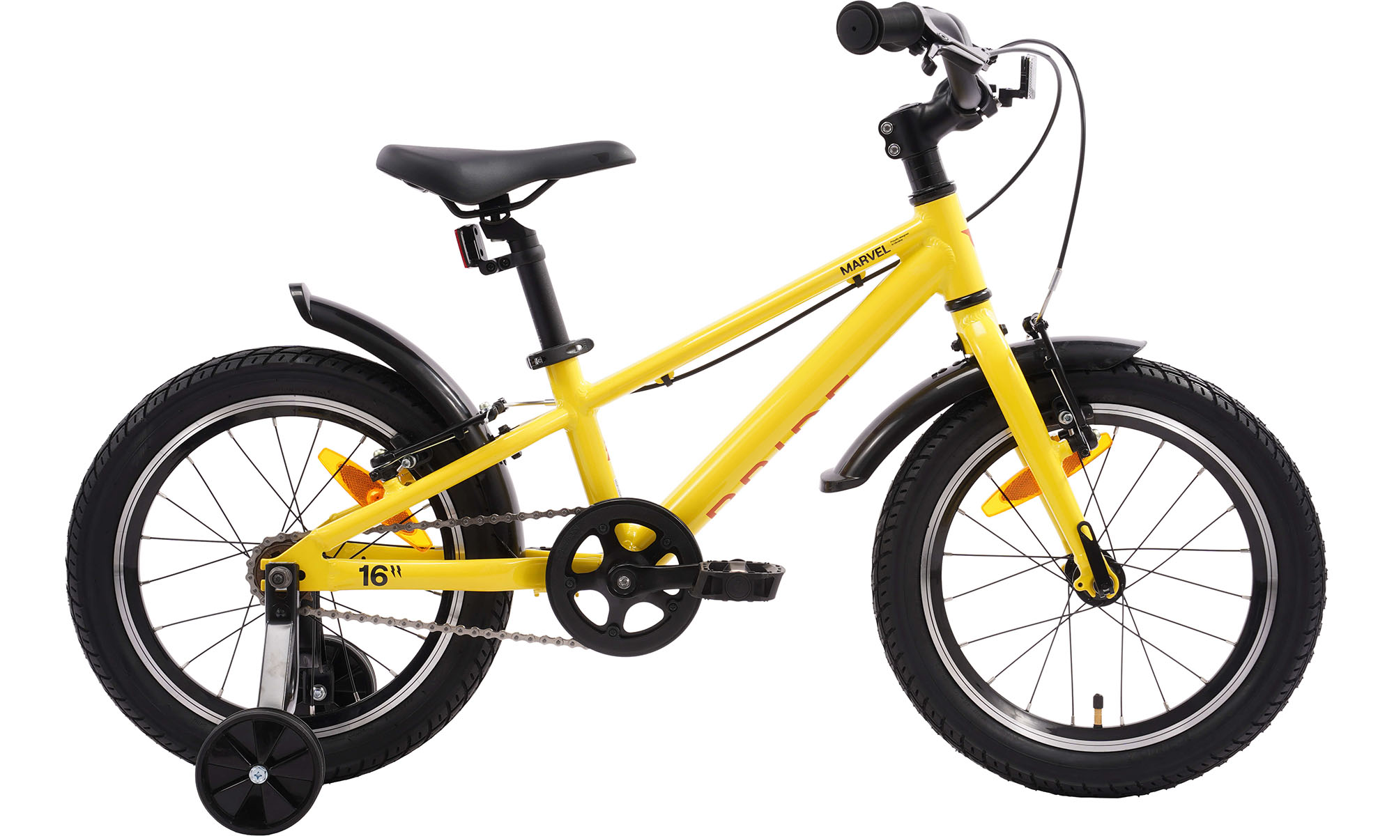 Велосипед Pride MARVEL 16", розмір One Size, рік 2026, жовтий 