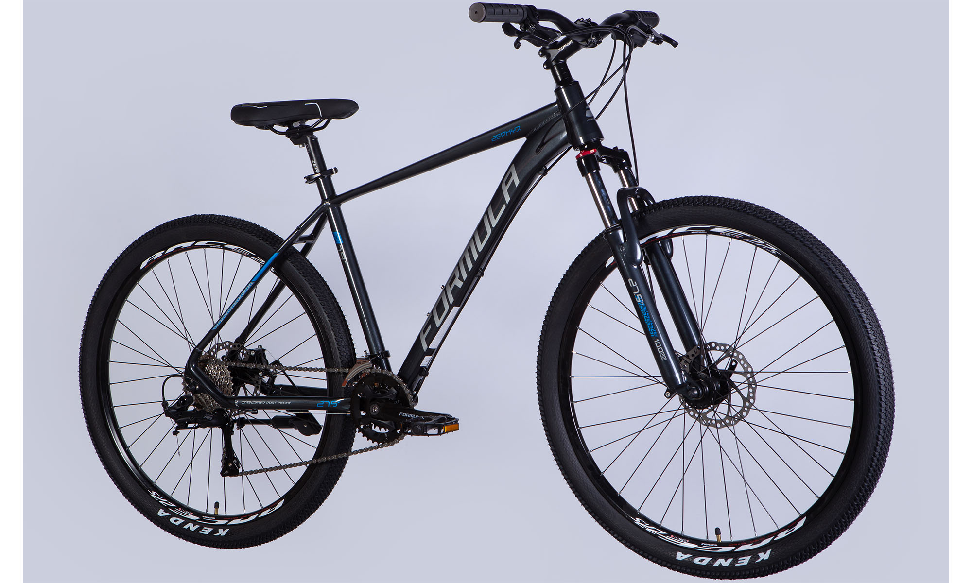 Фотографія Велосипед Formula ZEPHYR 3.0 DD CS 27,5", размер L, рама 19", 2025, темно-серый  5