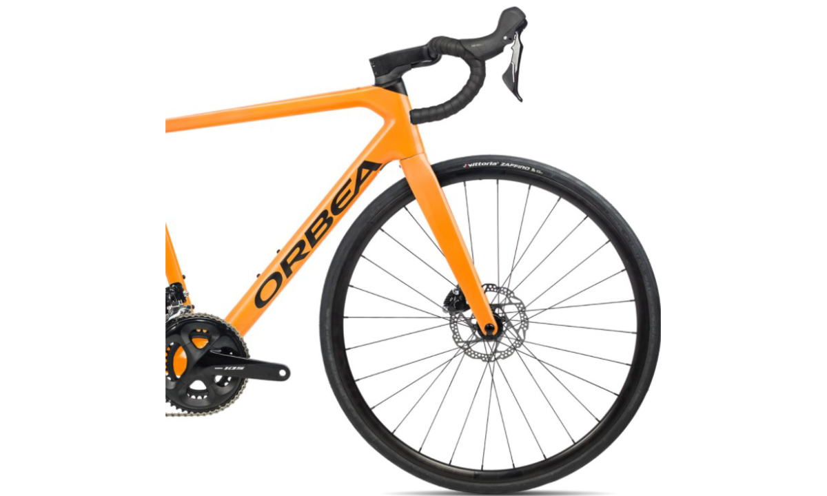 Фотография Велосипед Orbea Orca M30 28"  размер M, рама 51 см 2021 Оранжево-черный 5