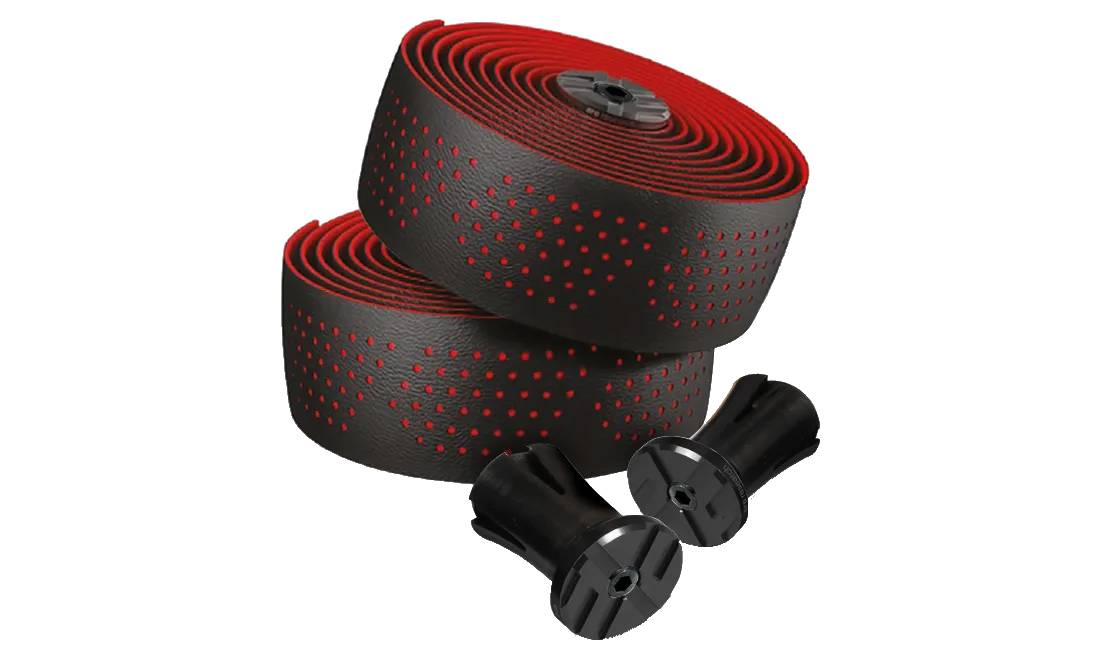 Обмотка керма ERE GENUS, 3 мм, Gel+Microfiber, чорно-червона Обмотка керма ERE GENUS, 3 мм, Gel+Microfiber, чорно-червона