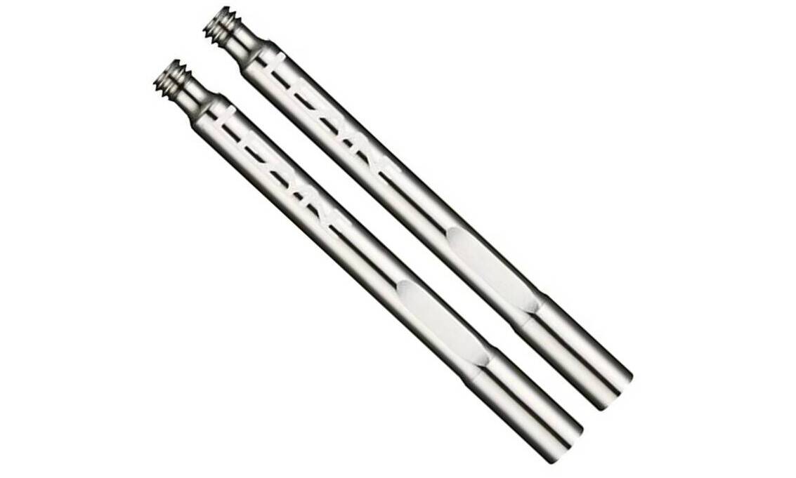 Подовжувач ніпеля Lezyne Valve Extenders, 70 мм, 2шт., сріблястий 