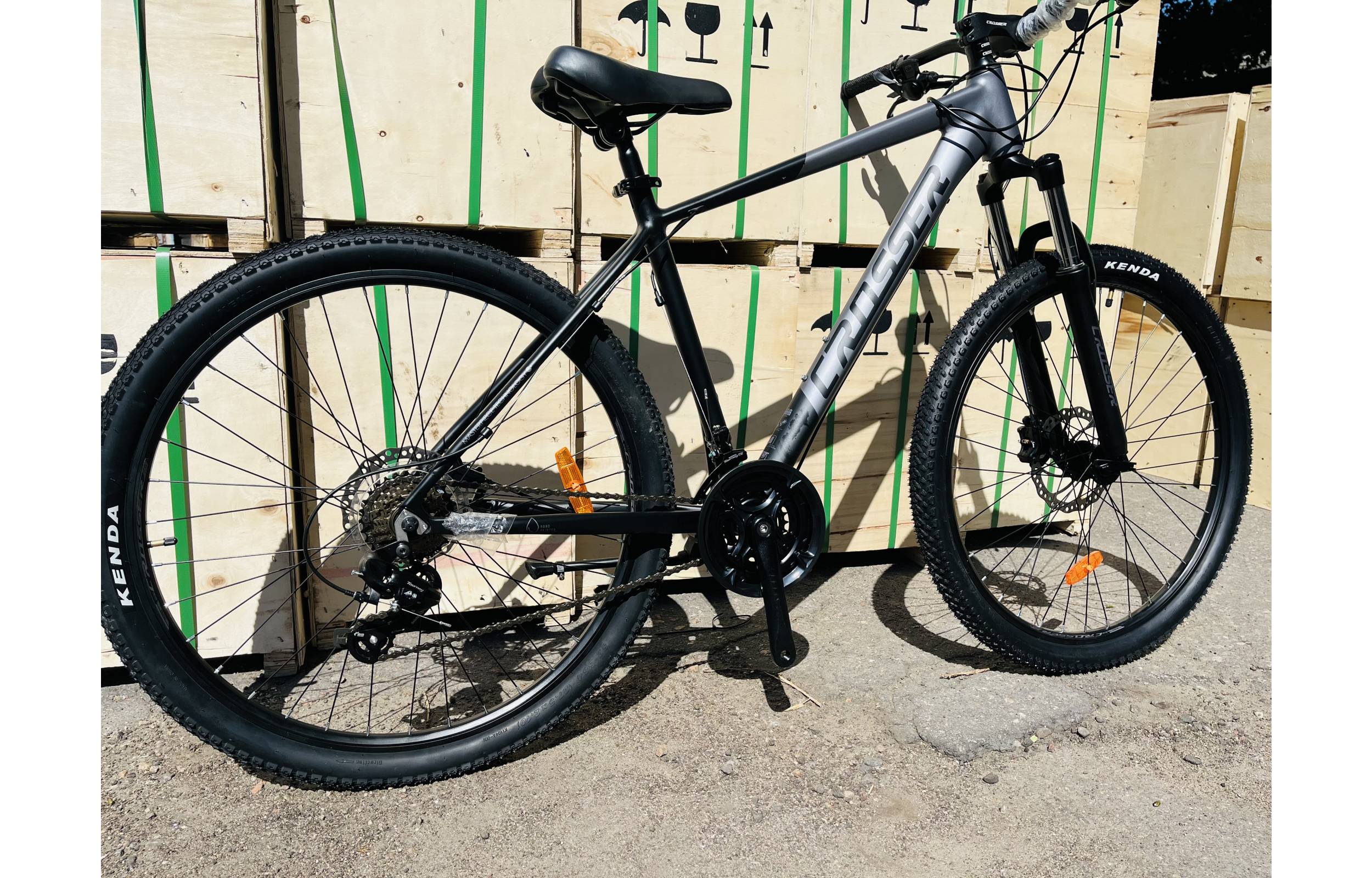 Велосипед Crosser MT-041 3х7 27,5" розмір L рама 19 2022 Сірий 9