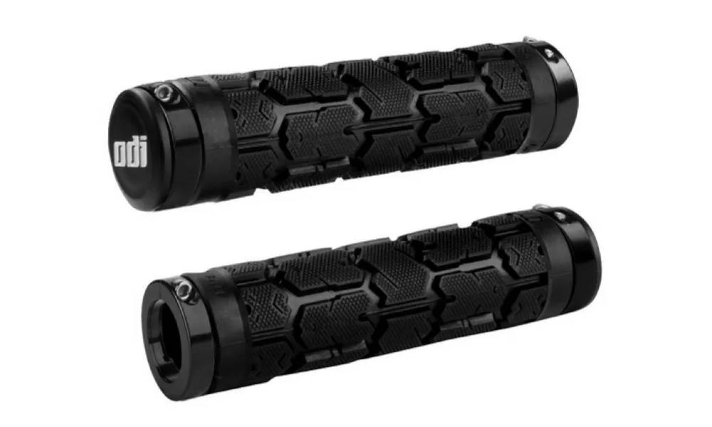 Грипсы ODI Rogue MTB Lock-On Bonus Pack 130 мм черные с черными замками Грипсы ODI Rogue MTB Lock-On Bonus Pack 130 мм черные с черными замками