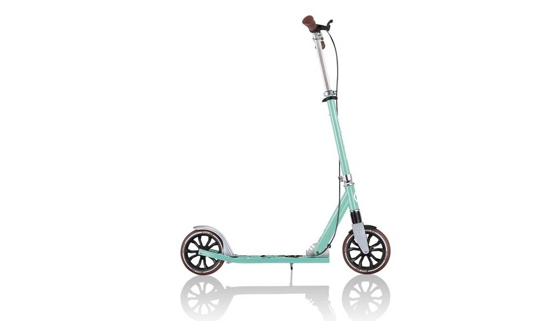 Фотографія Самокат GLOBBER NL205 DELUXE, з ручним гальмом, м'ятний, 8+ 5