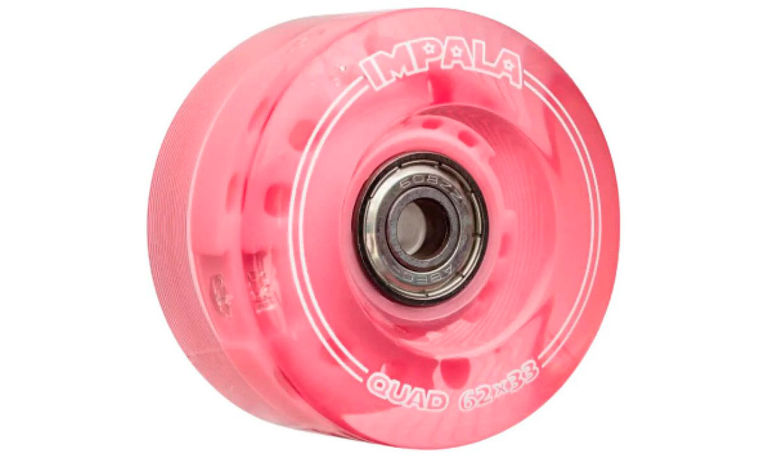 Фотография Колеса для роликов Impala 4 Pack - Pink Light Up 5