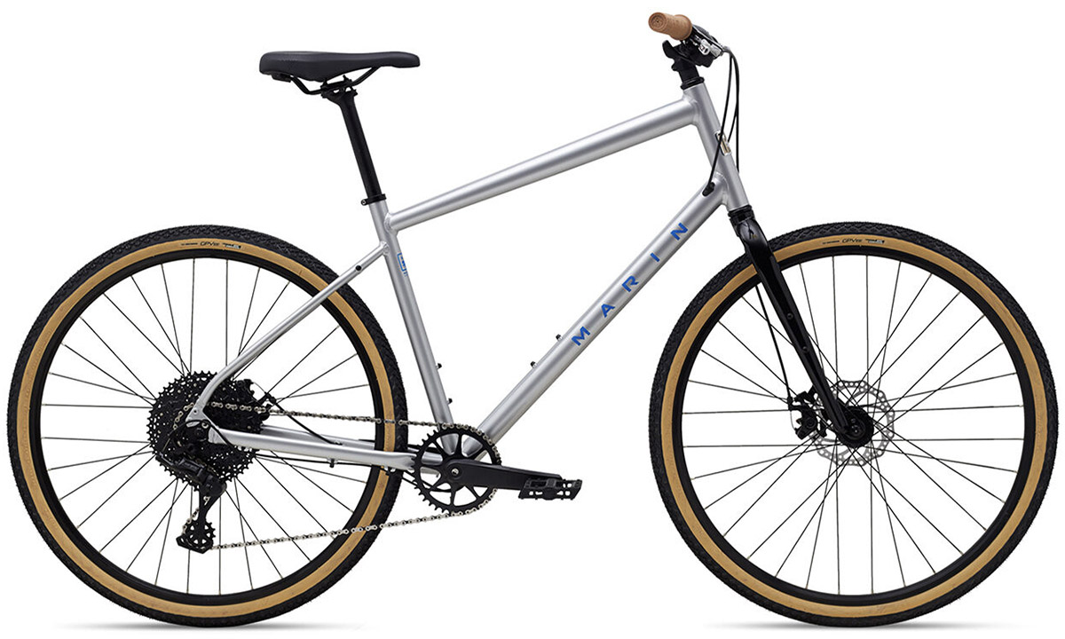 Фотография Велосипед Marin KENTFIELD 2, 28", рама XL, 2023 Gloss Black/Chrome