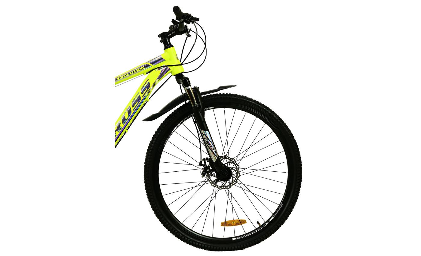 Фотографія Велосипед Cross Evolution V2 27.5" розмір М рама 17 2022 Жовтий 2