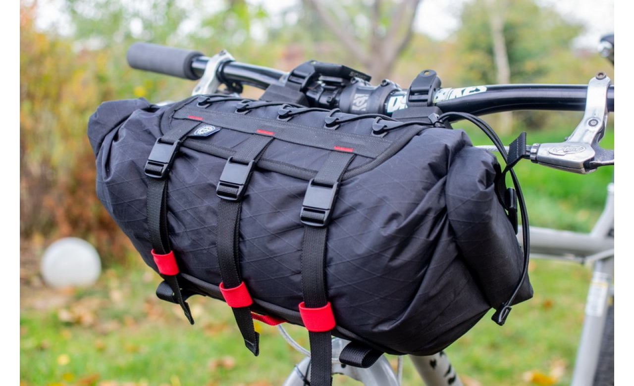 Нарульная сумка KasyBag Handlebar X-Roll MTB L Black-Black 12 Нарульная сумка KasyBag Handlebar X-Roll MTB L Black-Black 12